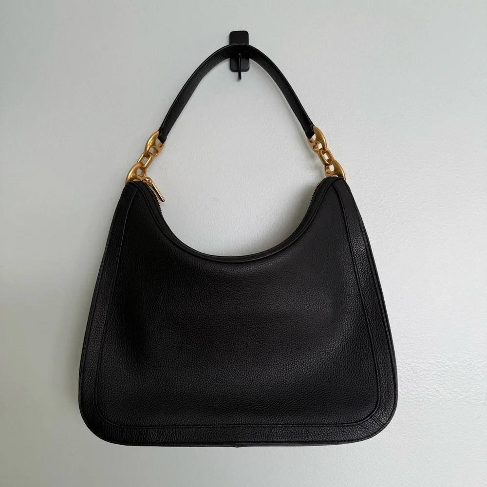 Kate Spade Gramercy Medium Black Leather Hobo Bag